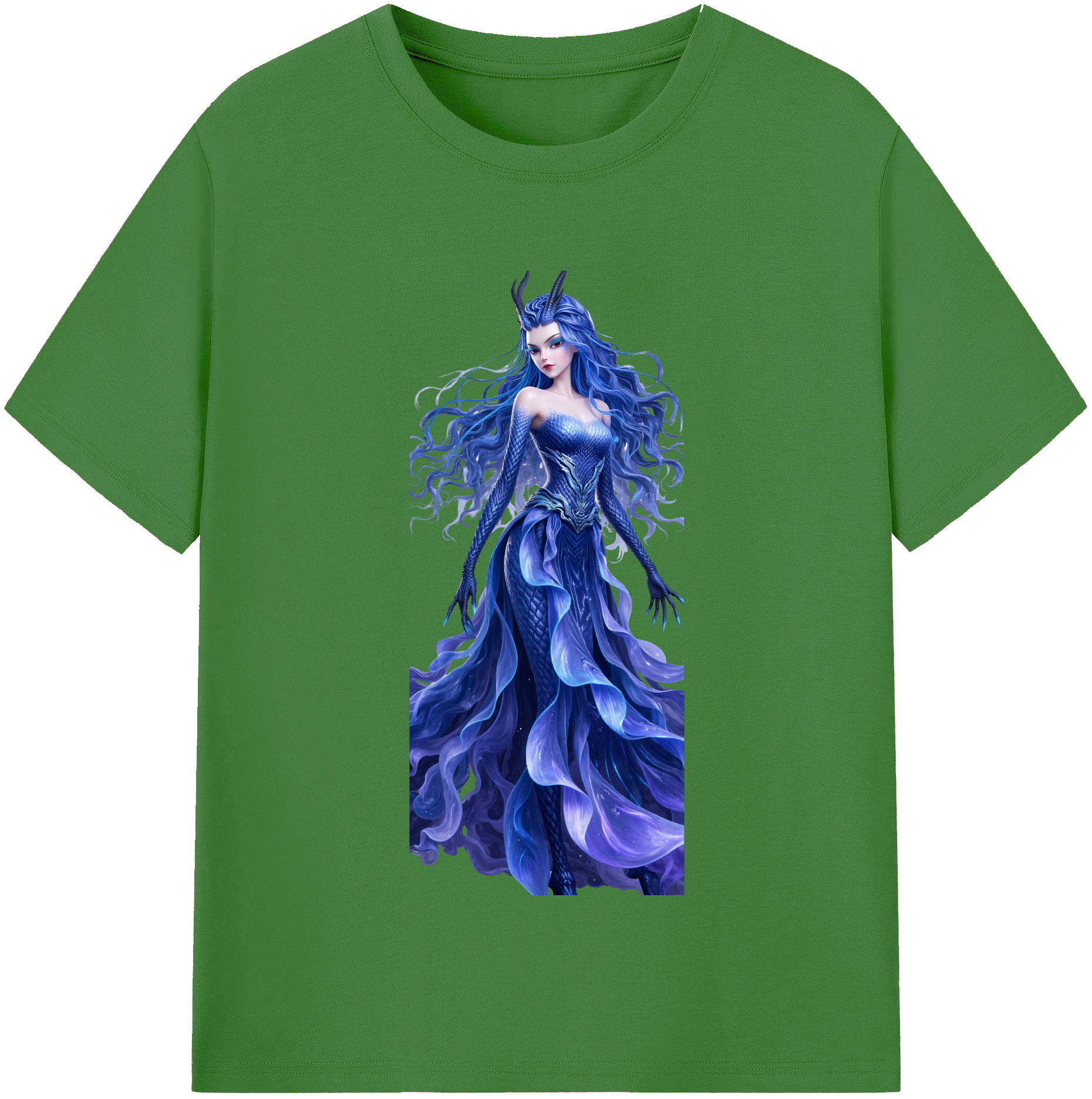 （画像用） Ne Zha 2 ナタ 魔童の大暴れ レディースカジュアルプリントTシャツ（綿100％）